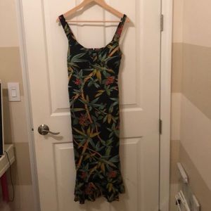 Tropical Print Sundress